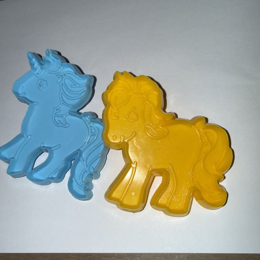 Vintage My Little Pony Cookie Cutters Set 2 Horse Hasbro 1985 Horses Rare Retro